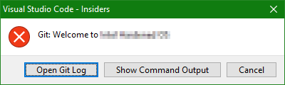 Git returns error on unexpected output · Issue #125277 · microsoft ...