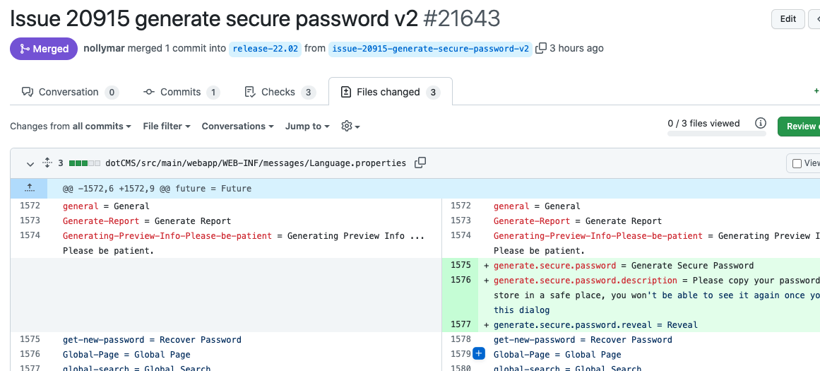 Unable to generate password for users · Issue #21634 · dotCMS/core · GitHub