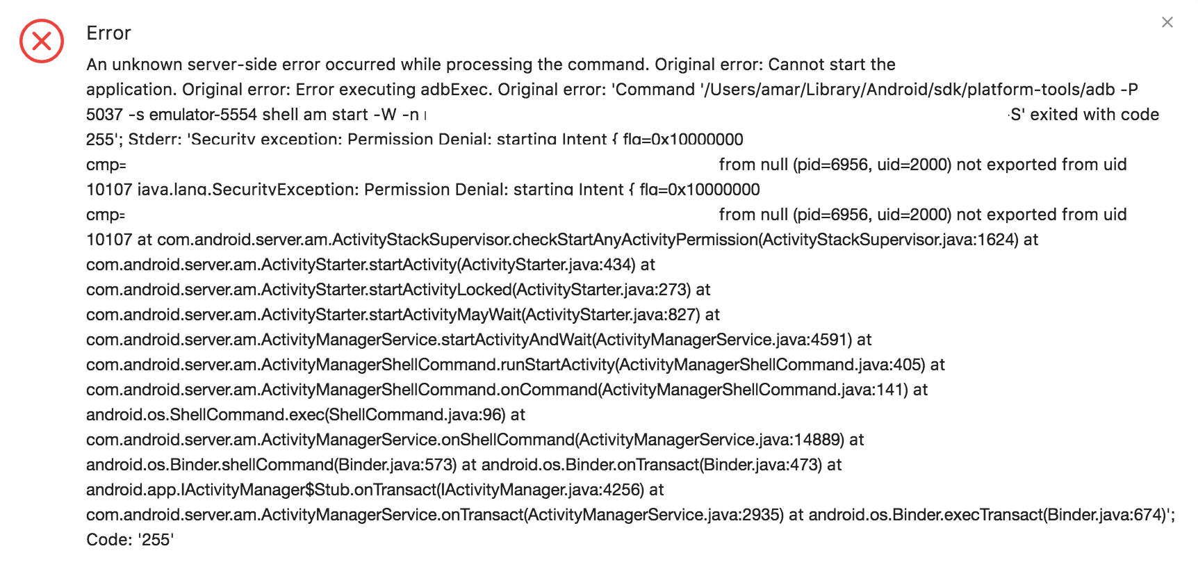 Can't start .apk from appium · Issue 11113 · appium/appium · GitHub