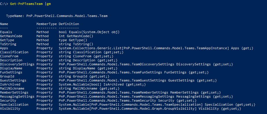 [BUG] Get-PNPTeamsChannel returns List object - should be TeamsChannel ...