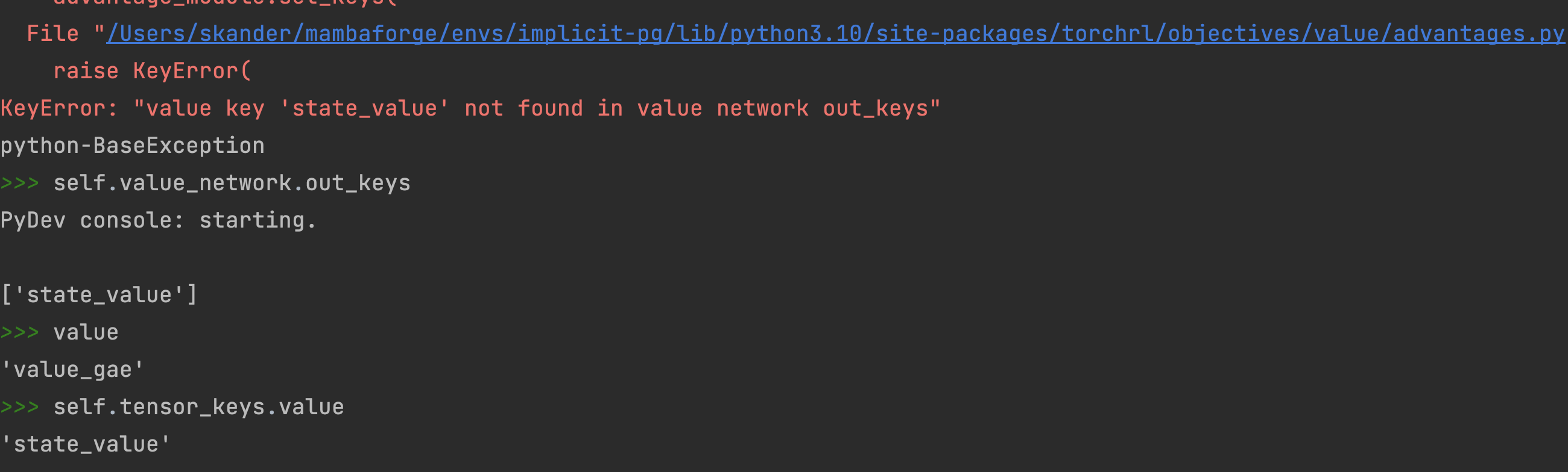 [BUG] Misleading error message in `advantage_module.set_keys()` · Issue