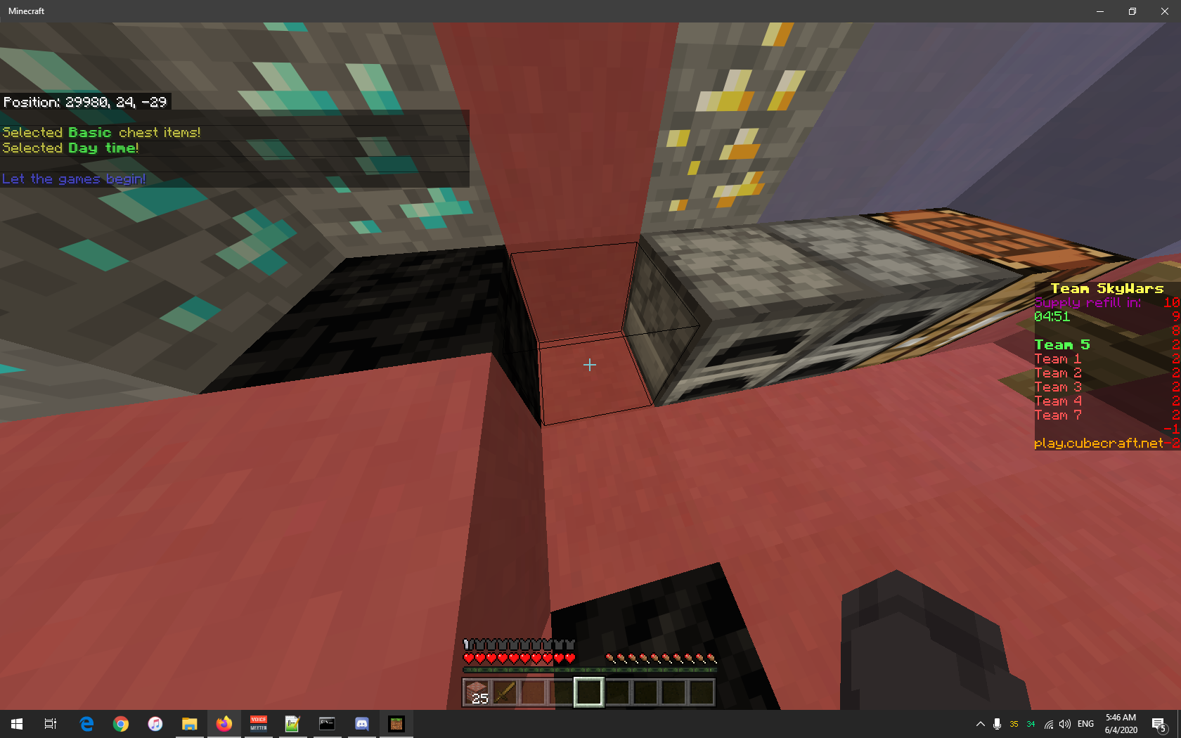 Chests, Skulls and Flower pots are invinsible on Cubecraft · Issue 738