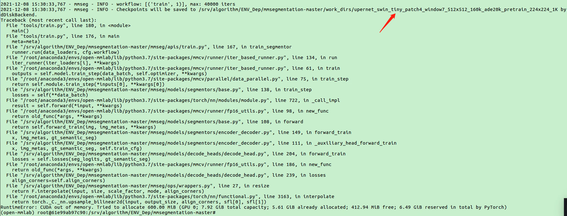 Help！！！Problems encountered at the beginning of training！ · Issue #1117 ...