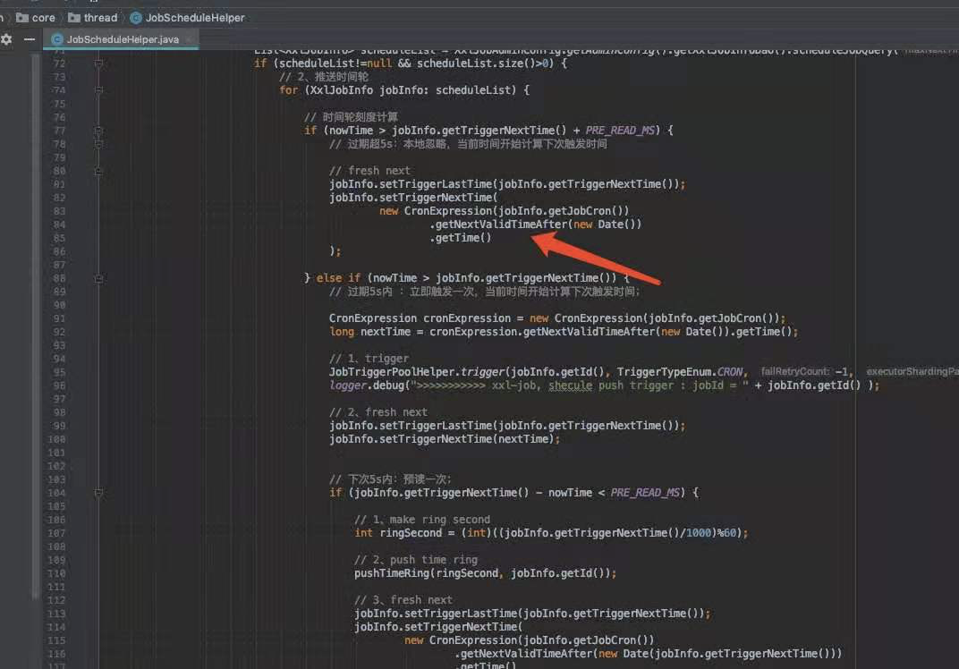 当cron是一次性且过期的时候，获取下次执行时间包 · Issue #1008 · xuxueli/xxl-job · GitHub