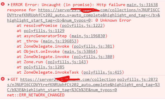 error request · Issue #379 · typesense/typesense · GitHub
