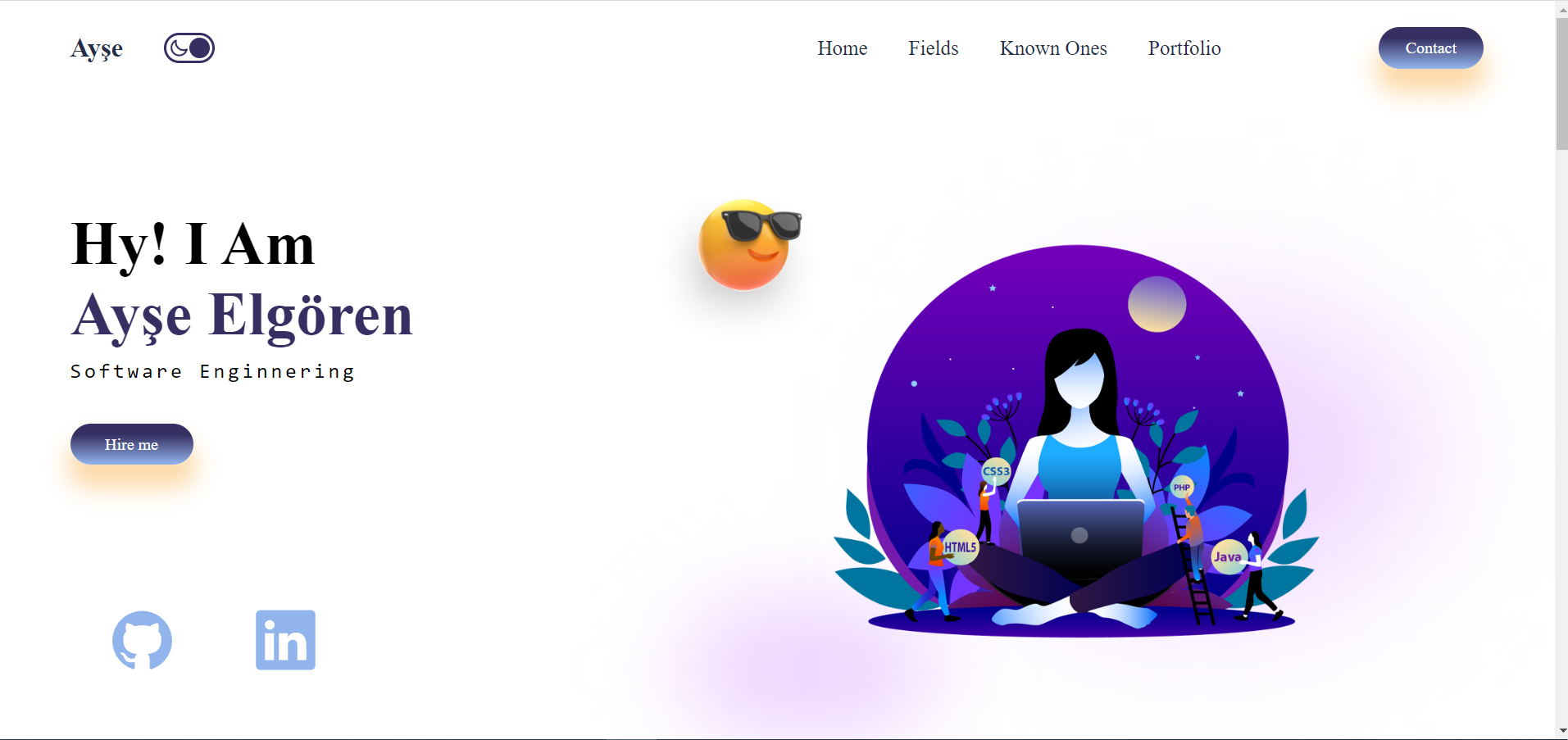 GitHub - ayseelgoren/my-portfolio