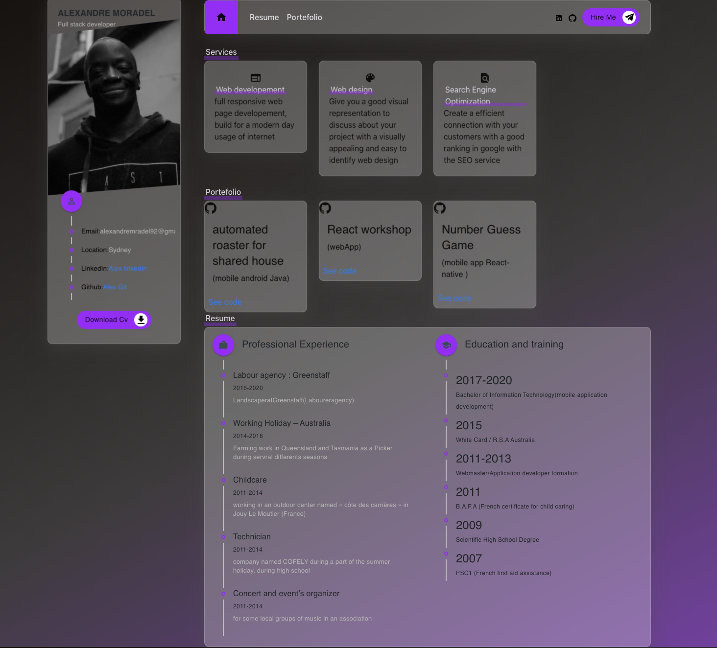 GitHub - MZokko/react-portfolio: Web developper portfolio