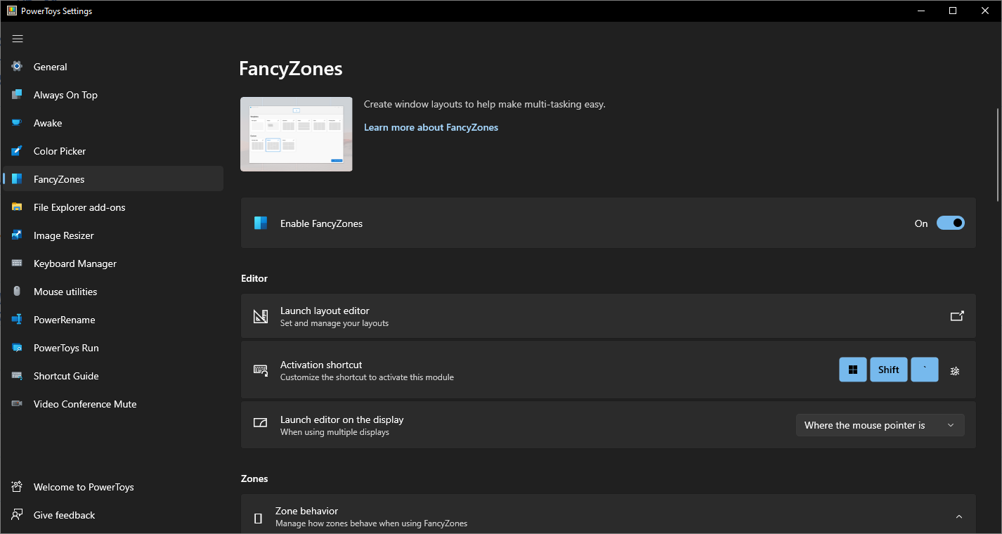 FancyZones utility may consider to adapt muti-screen computer · Issue ...