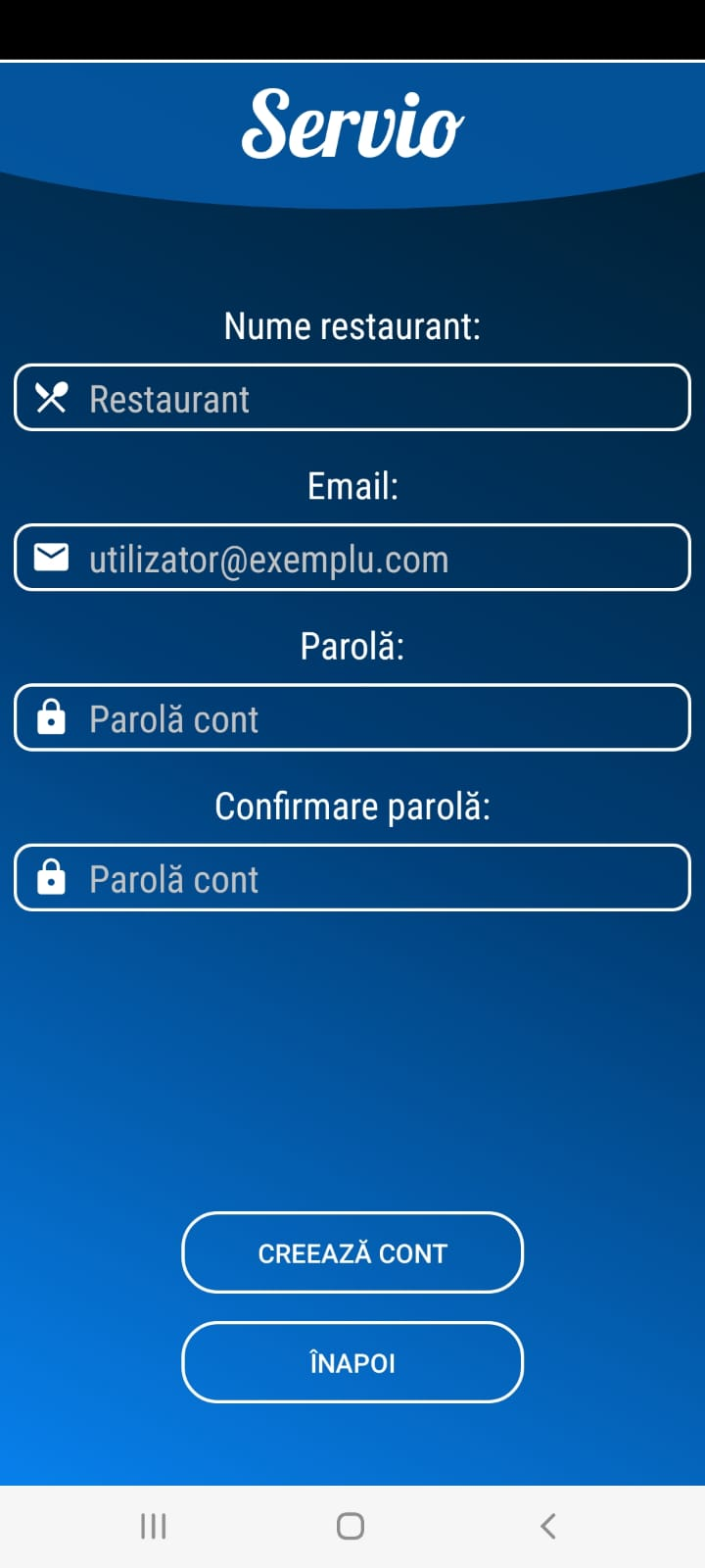 GitHub - MihaiDragutescu/Servio: Android mobile app for managing a ...