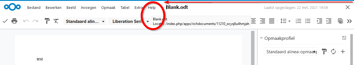 Dropdown menu items stops working case the filename nears the Help ...