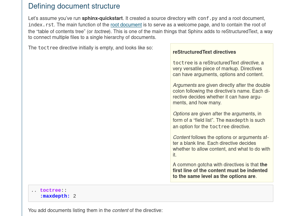 Doc ".. sidebar" rendered oddly in new theme · Issue 10667 · sphinxdoc/sphinx · GitHub