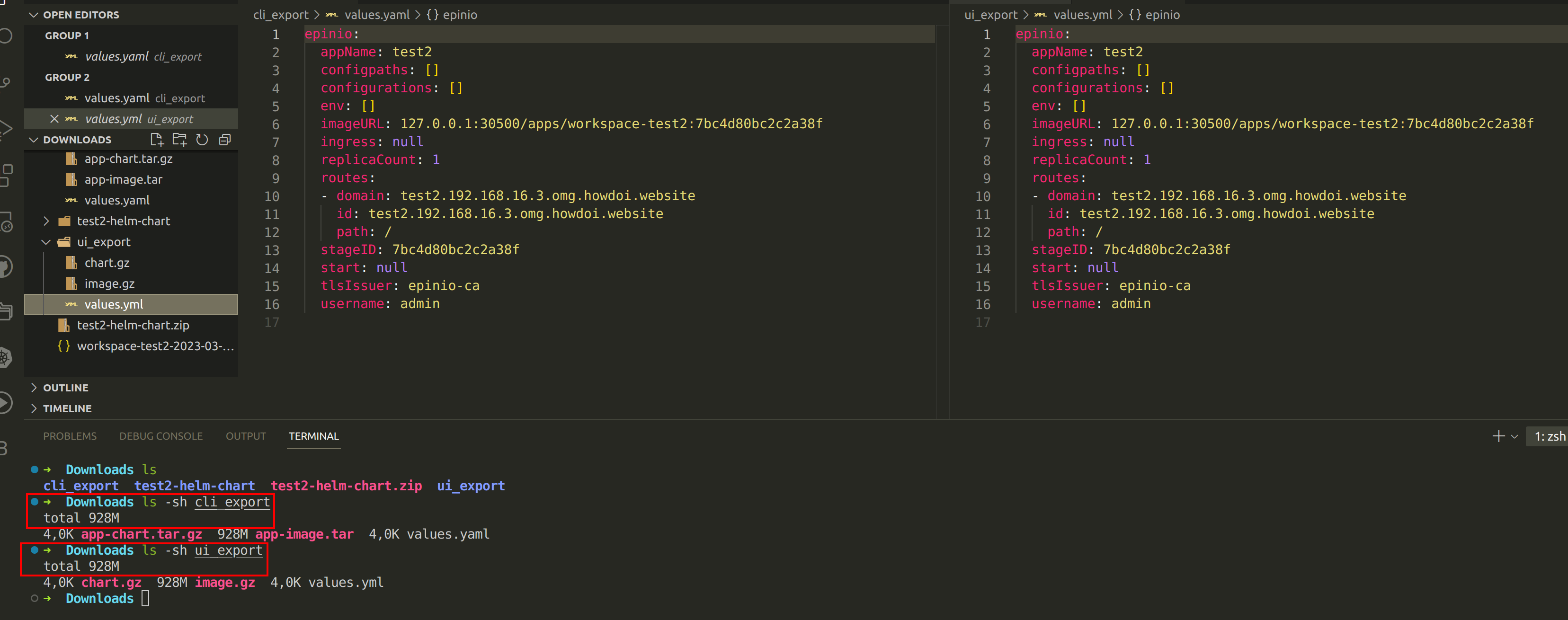 [UI] Implement `app export` feature in UI · Issue #170 · epinio/ui · GitHub