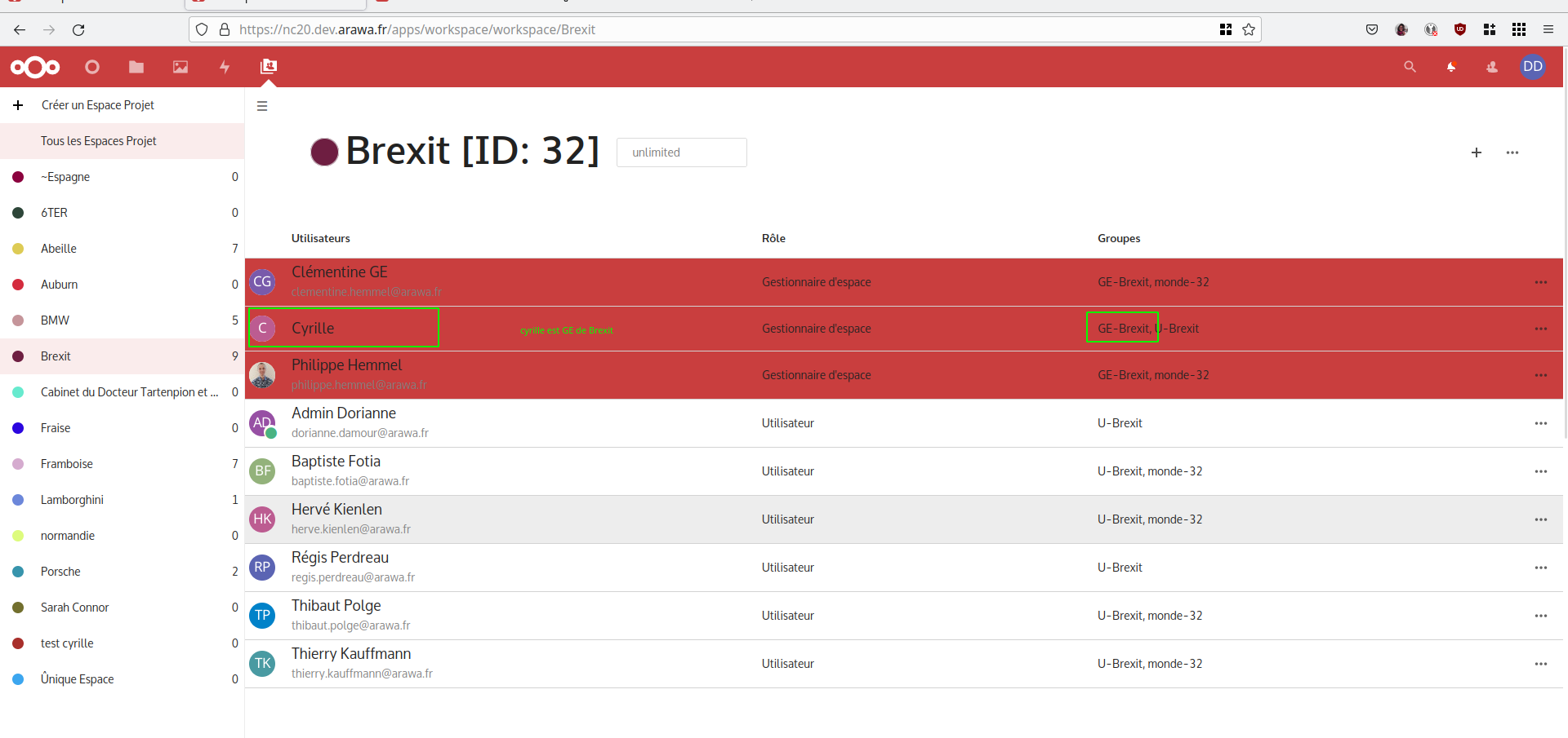 Bug: a new GE is not added to the WorkspaceManagers group (major bug ...
