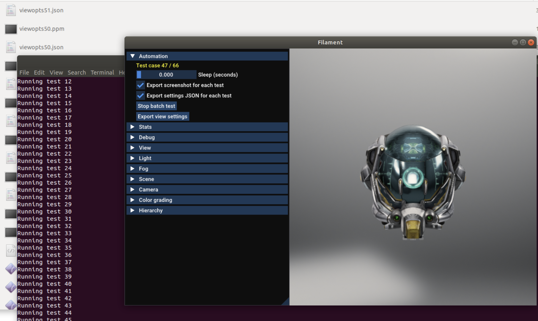 gltf_viewer automation saves all black images with Linux Vulkan backend ...