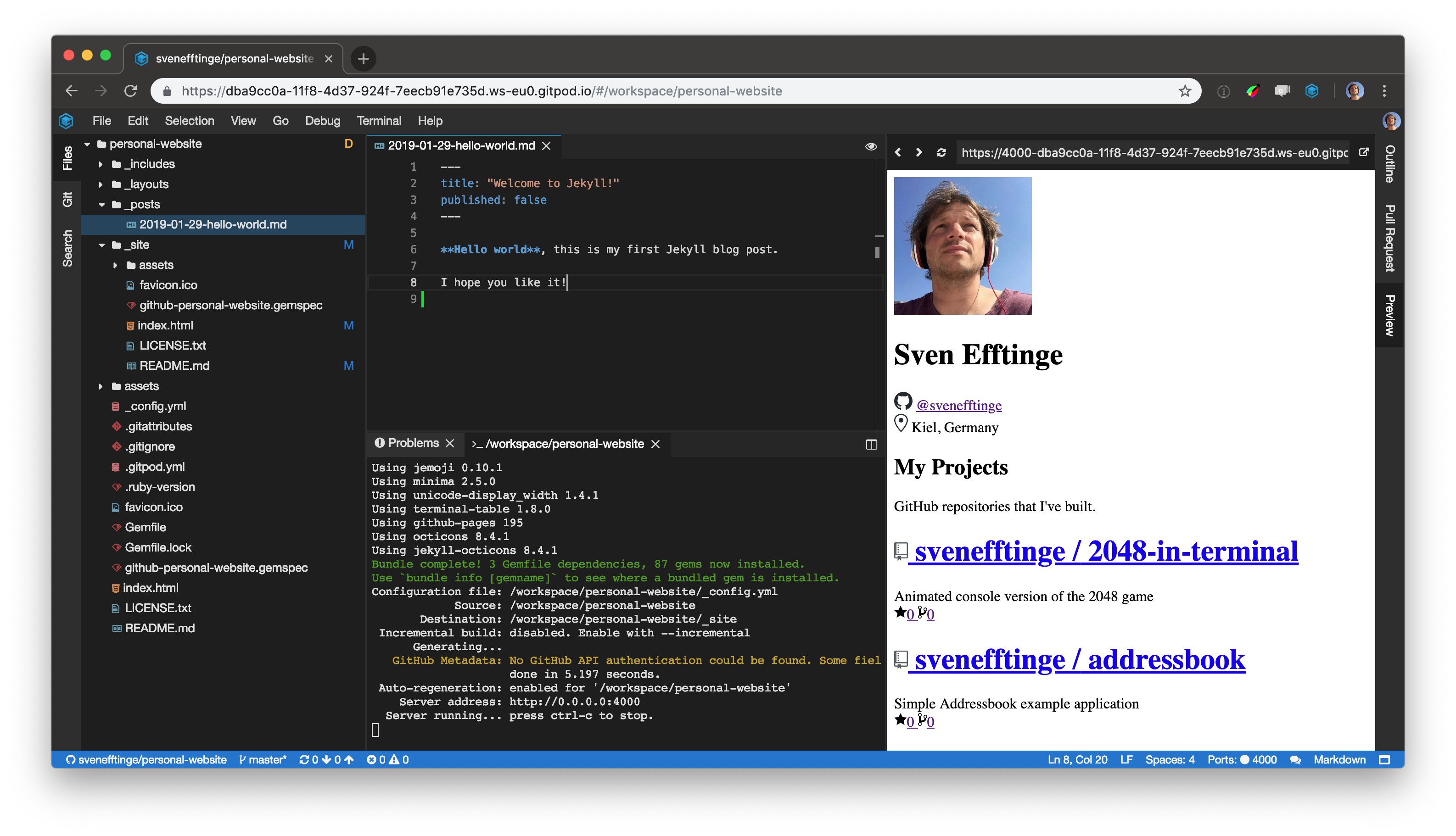 Simplify onboarding by svenefftinge · Pull Request #20 · github ...