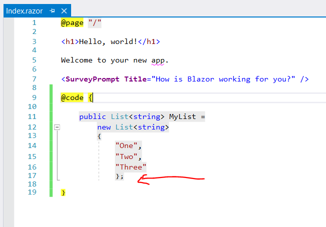 Visual Studio Razor Component Editor modifies / unformats code · Issue ...