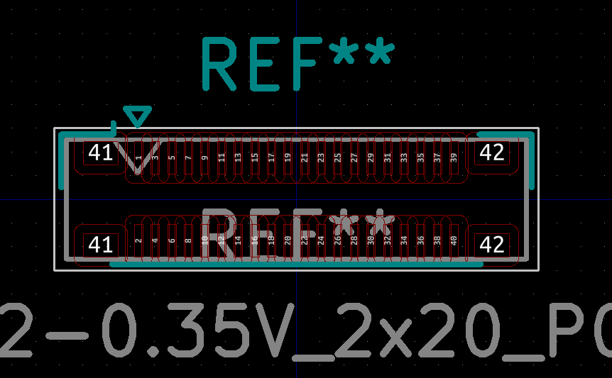 Hirose conn BM24 series. 40 pin. Receptacle and header (!556) · Merge