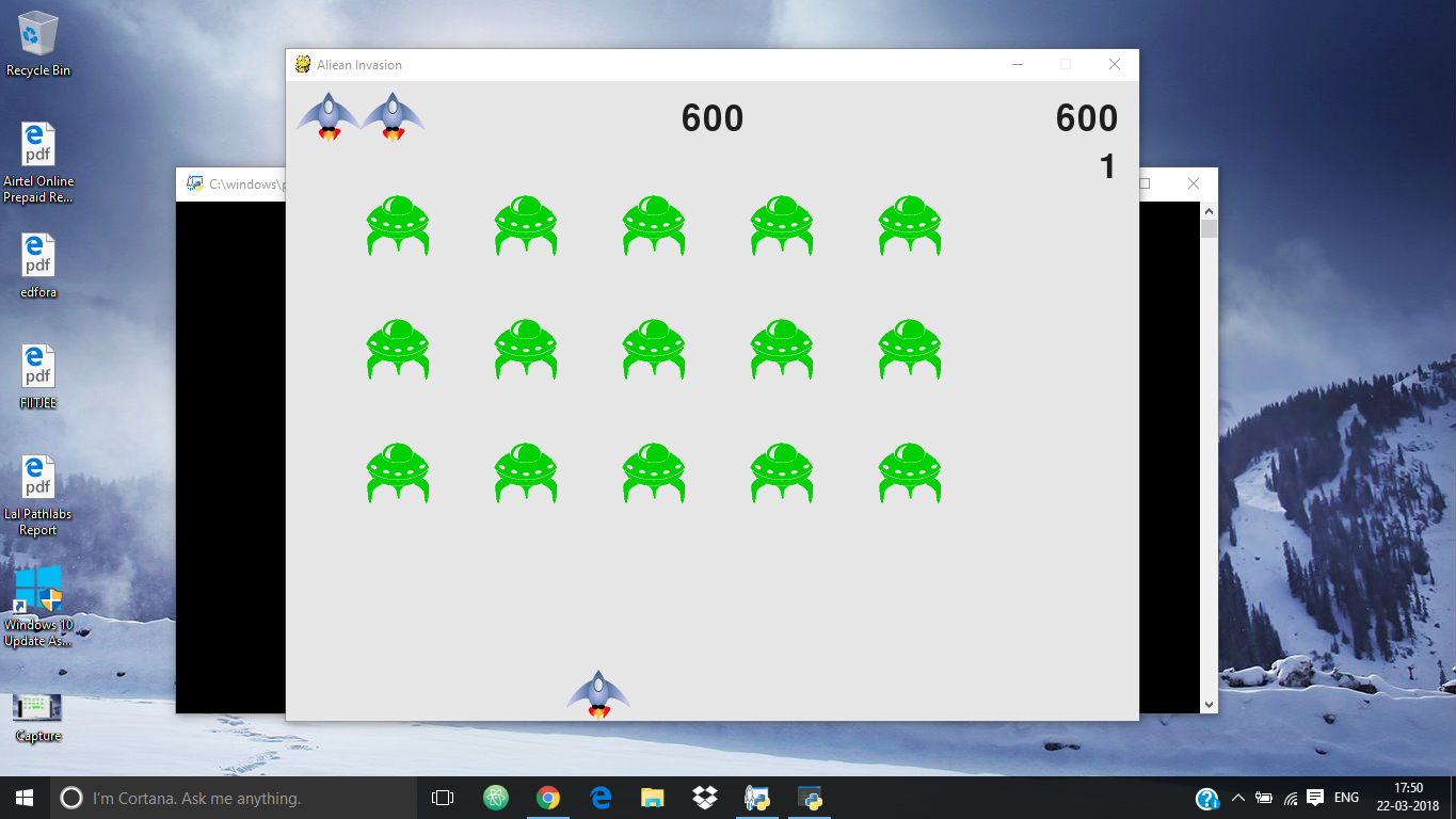 GitHub - Algomaster0628/AlieanInvasion: A simple Arcade shooter Game