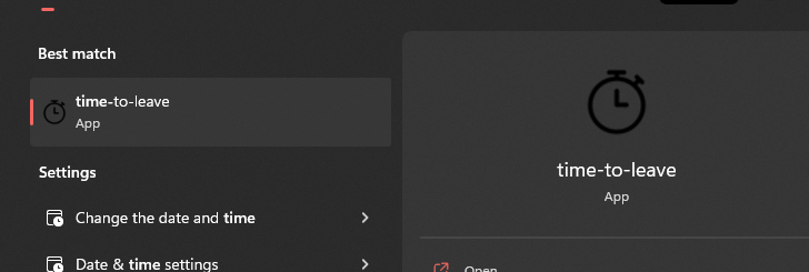 Time to Leave .exe windows installation · Issue #892 · thamara/time-to ...