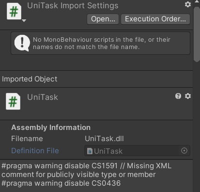 Couldnt use latest unitypackage release after import · Issue #344 ...