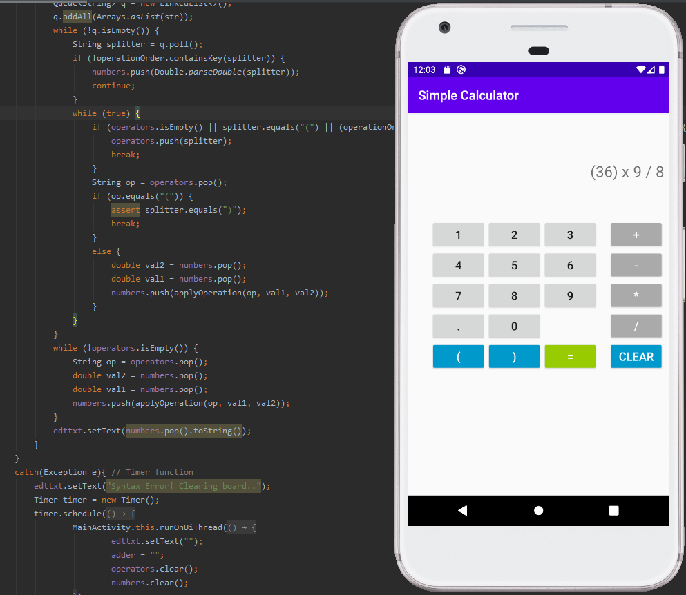 GitHub - HaiderZak/android-calculator: Java based calculator ...