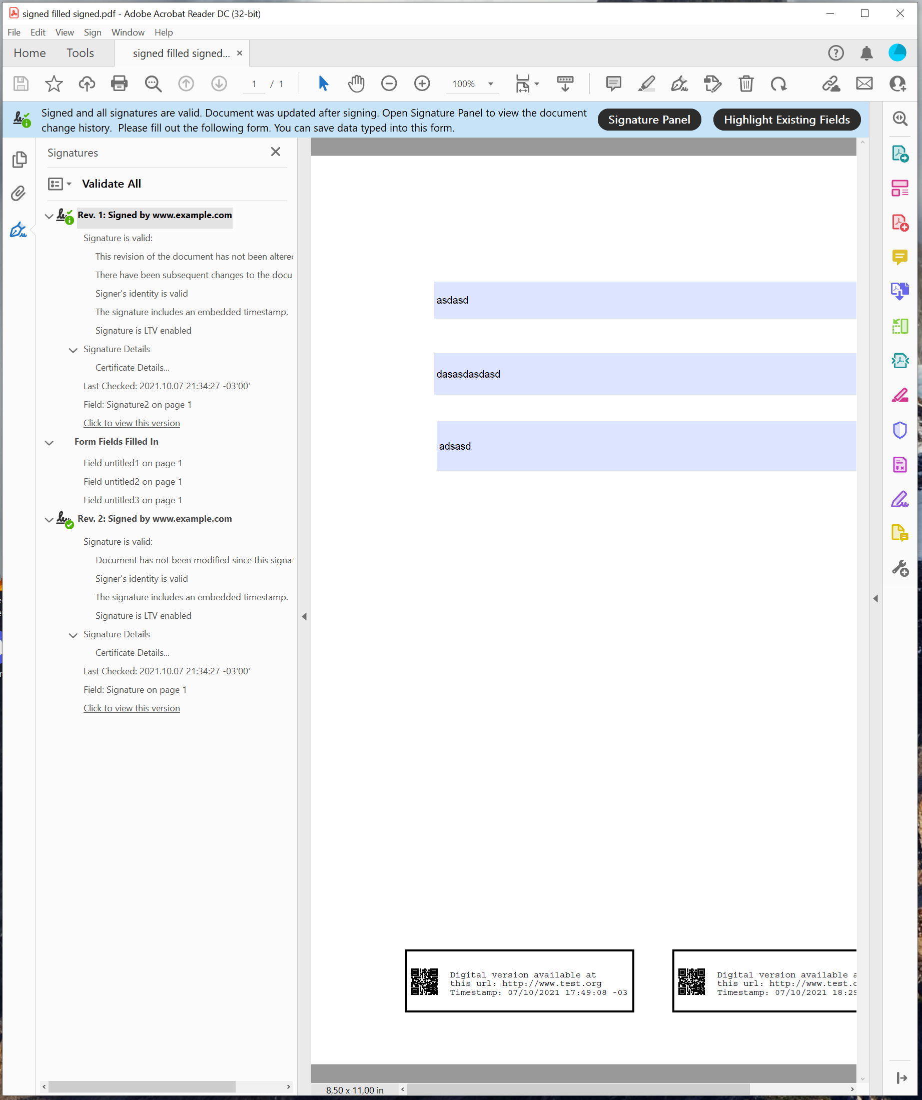 Exception when signing a PDF with filled forms · MatthiasValvekens ...