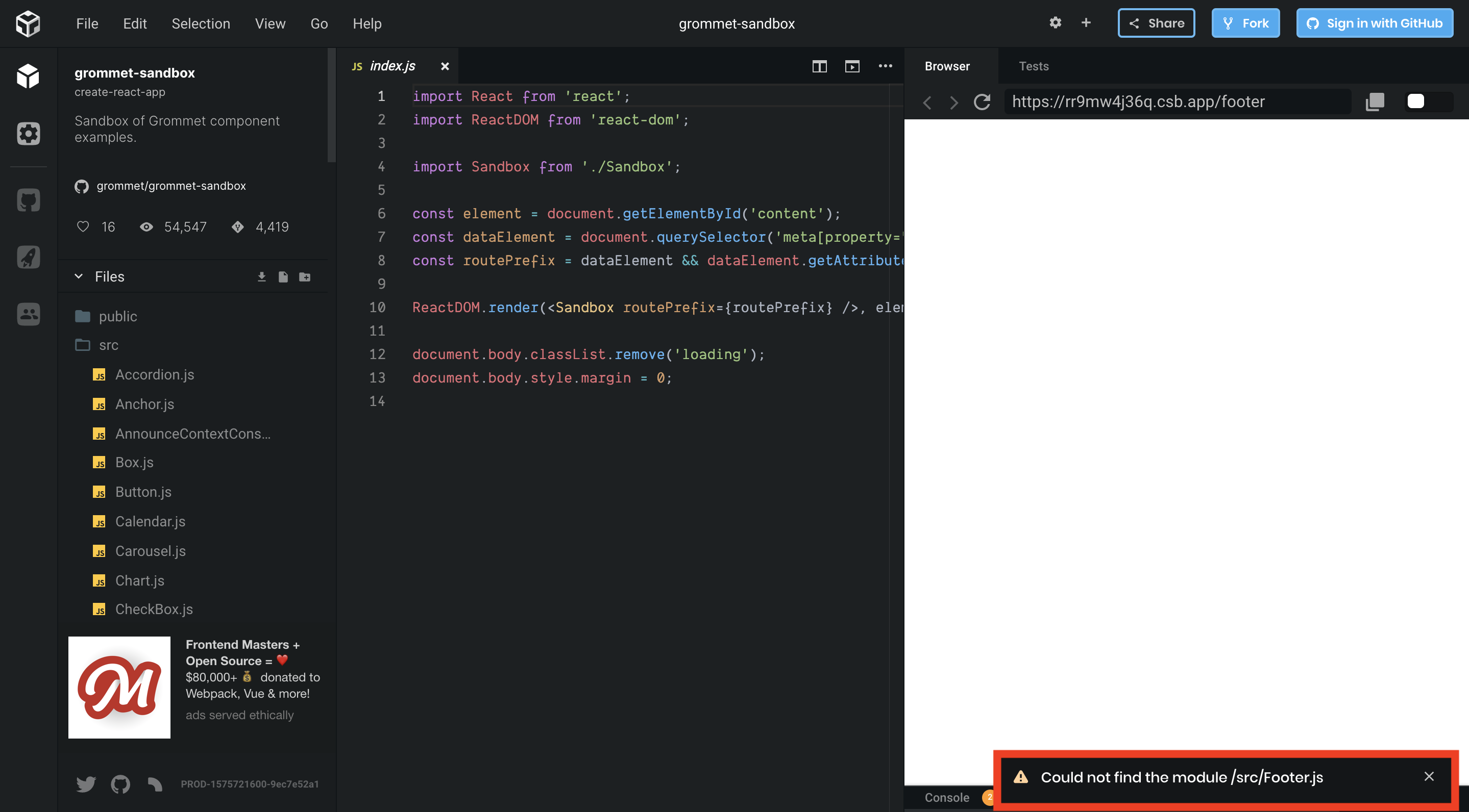 Footer not present in package · Issue 3607 · grommet/grommet · GitHub