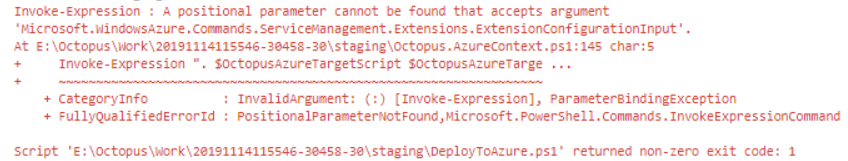 Improve PowerShell error messages · Issue #6047 · OctopusDeploy/Issues ...