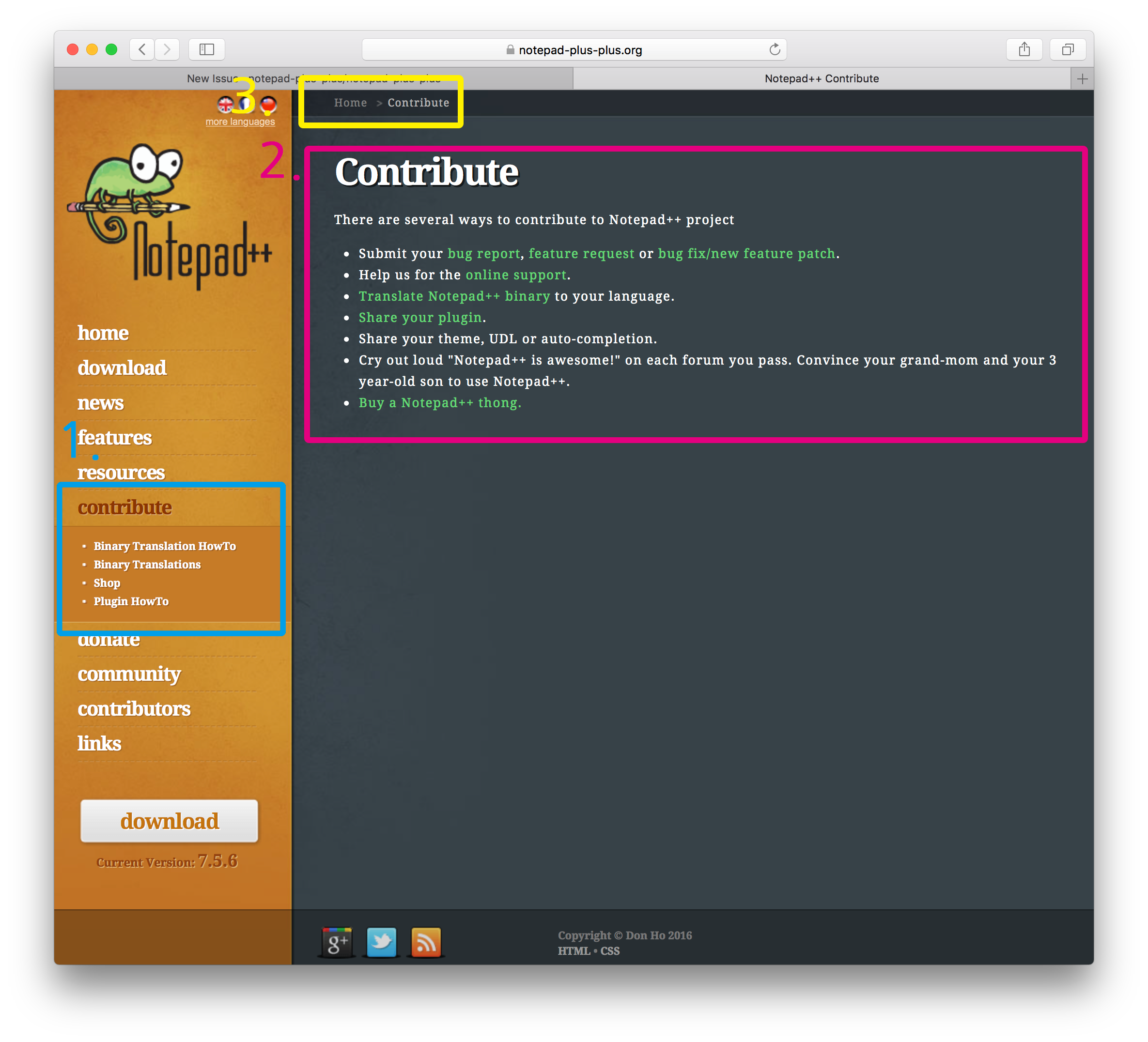 Homepage [Korean] Language Additional requests · Issue #4547 · notepad ...