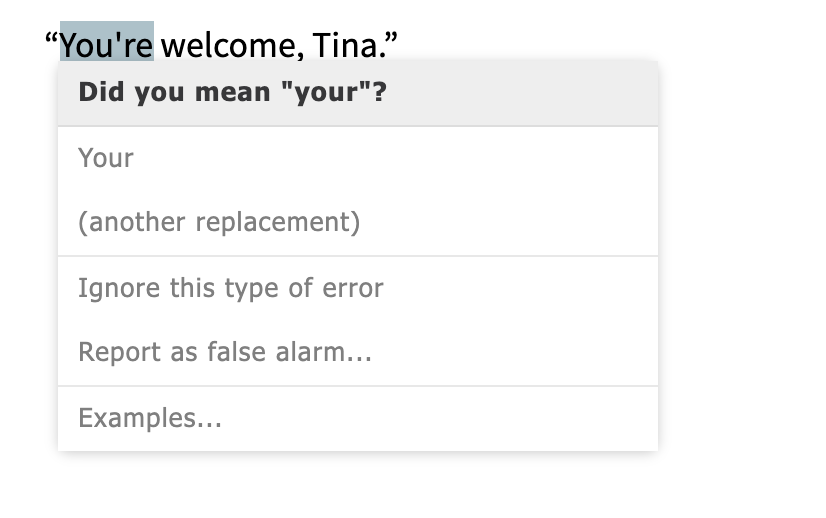 [en] wrong tagging and false alarm YOUR_NN · Issue #2421 · languagetool ...
