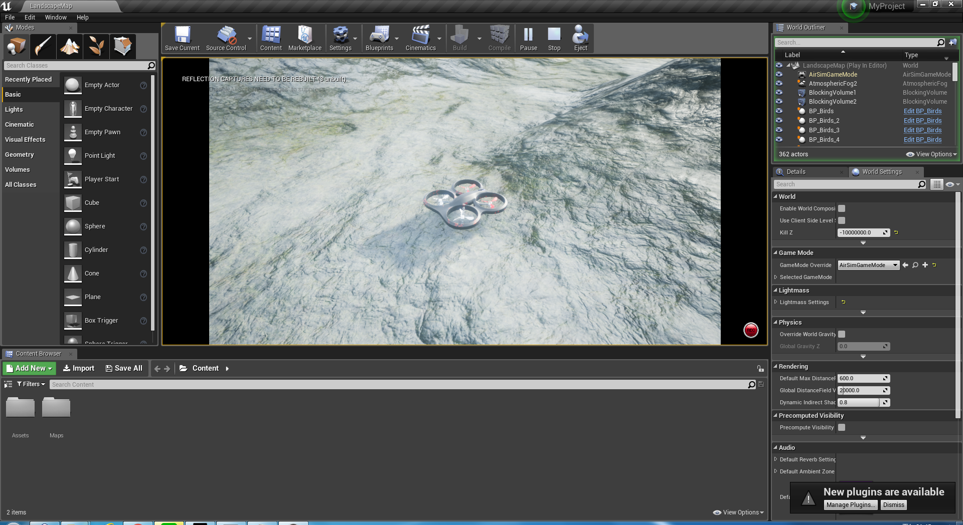 Drone shell&Takeoff no response · Issue #1118 · microsoft/AirSim · GitHub