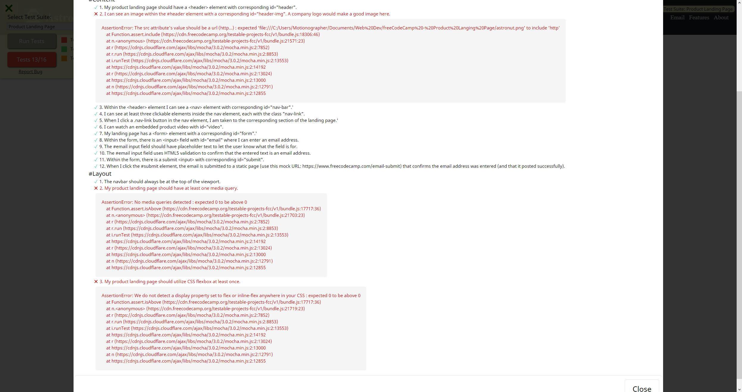 Product Landing Page Test Bot Bug · Issue #366 · freeCodeCamp/testable ...