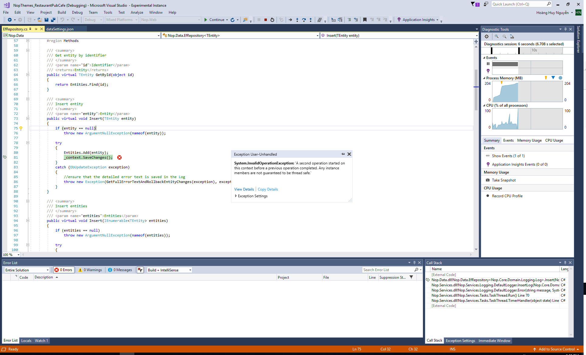 Throw Exception · Issue #3120 · nopSolutions/nopCommerce · GitHub