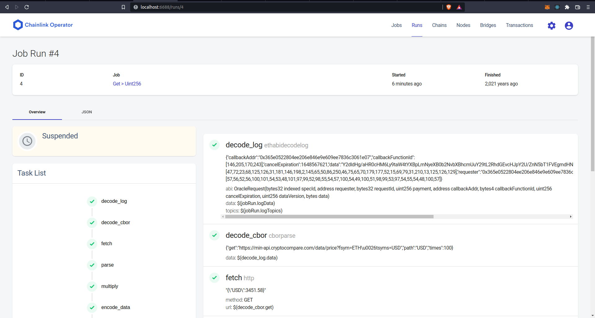 [NODE] Job finished over 2,000 years ago and is "suspended" · Issue