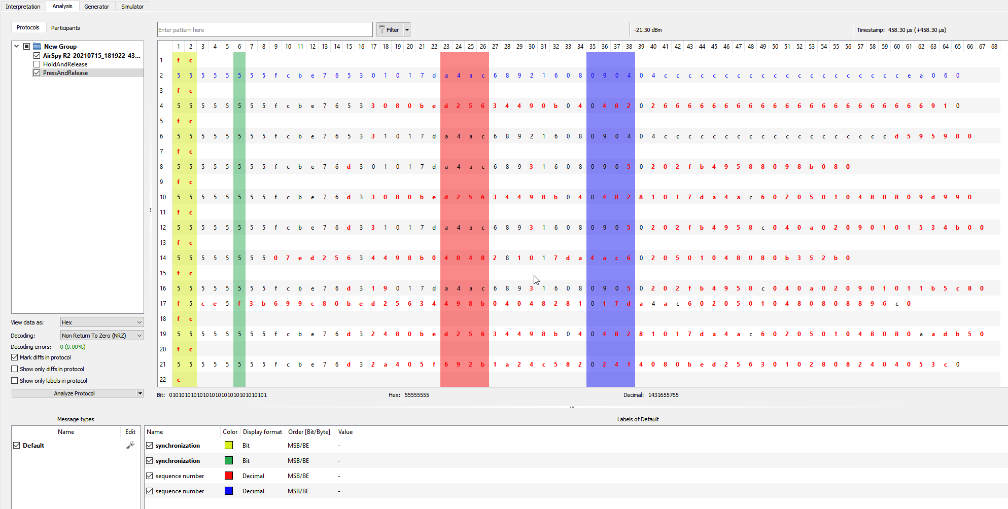 Assertion Error when trying to assign labels with Analyze Protocol ...