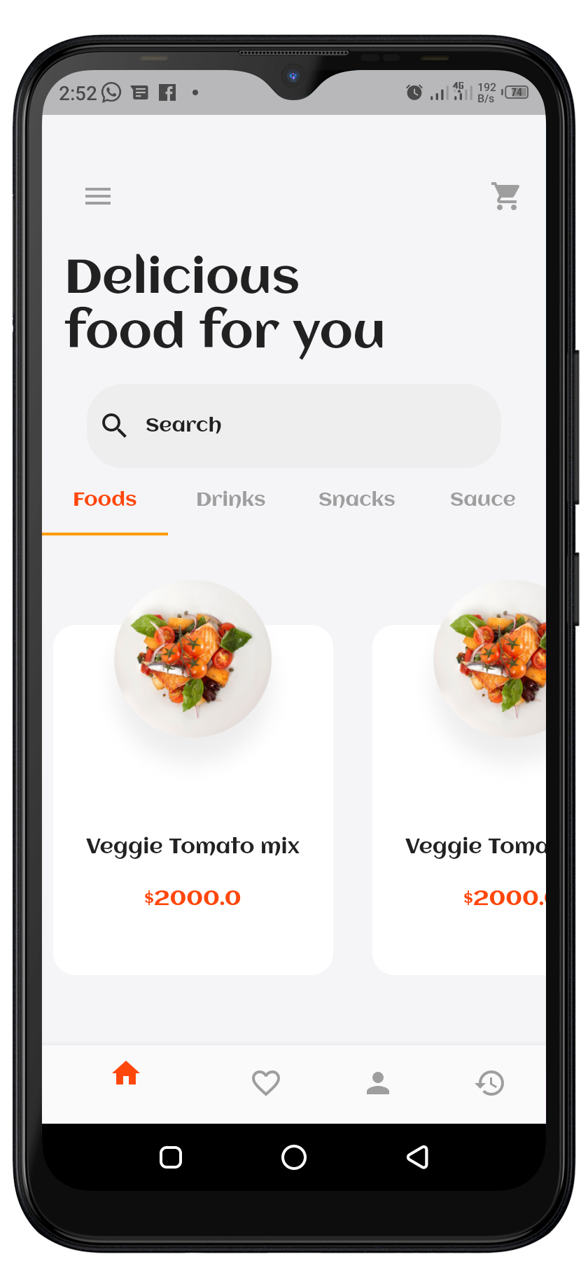 GitHub Ensonberg/FoodOrderingappflutter