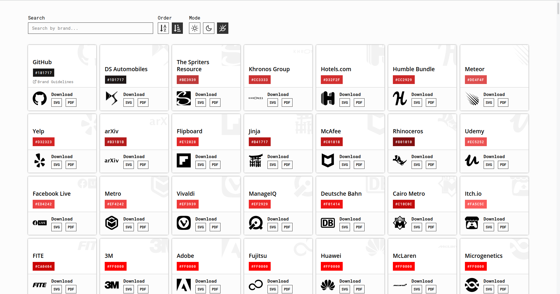 Html Add An Order Icon Choose a default ordering ยท Issue #38 ยท simple-icons/simple-icons ...