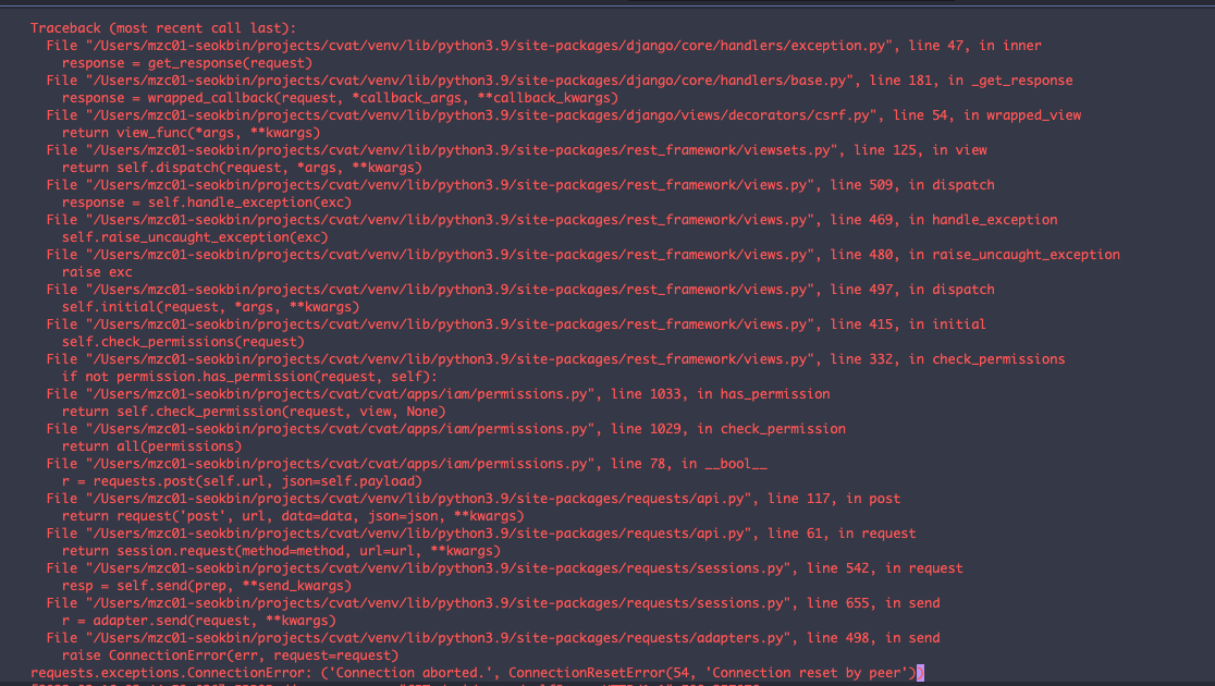 develope environment external postgres · Issue #4474 · cvat-ai/cvat ...