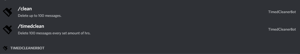 GitHub - zachycreech/TimedCleanerBot: Discord bot that removes chat on ...