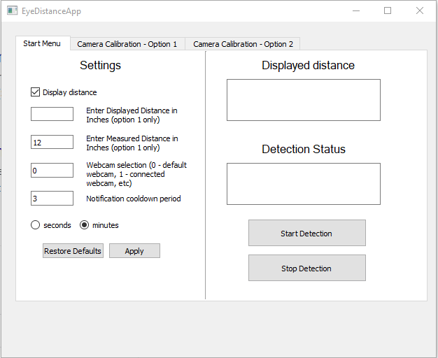 GitHub - WinstonQian7/ScreenDistanceMonitor: Python Computer Vision ...