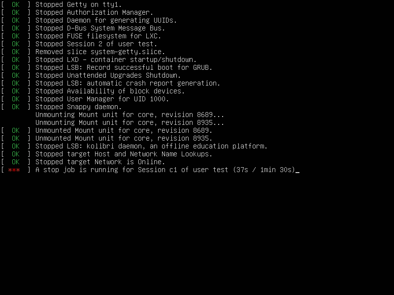 Systemd service hangs at shutdown · Issue #90 · learningequality ...