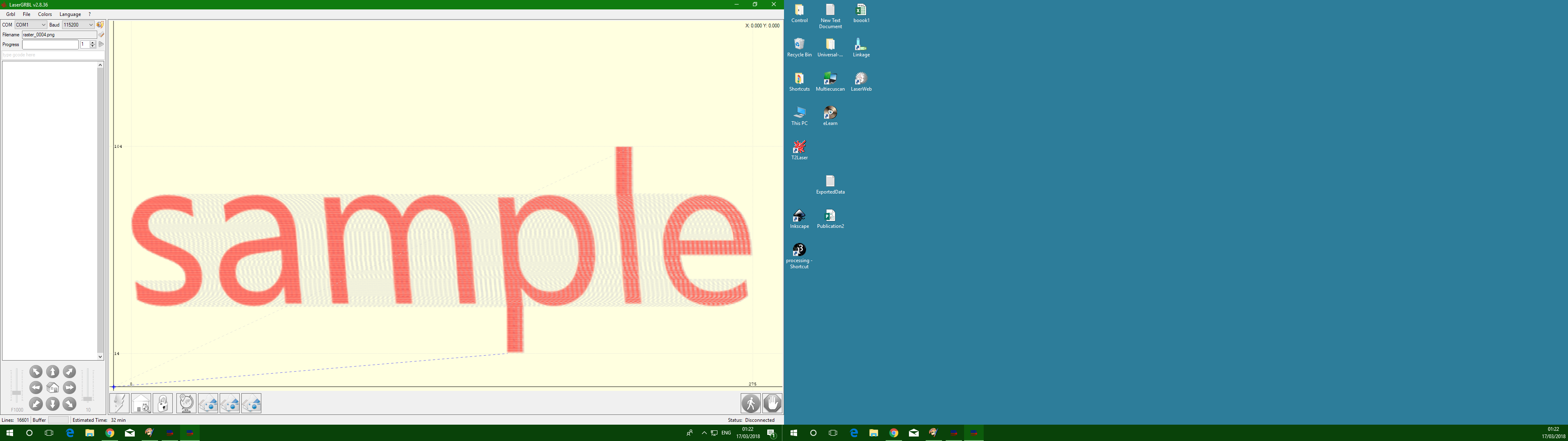 单向雕刻产生错误的结果 #295 单向雕刻产生错误的结果 #295