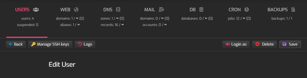 [Bug] Delete button is not working from Edit User section · Issue #2282 ...