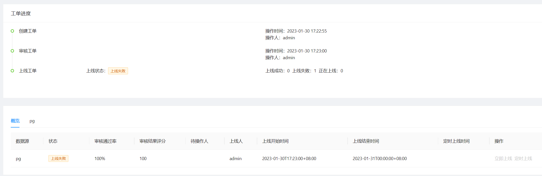 插件上线耗时过长会自动关闭连接 · Issue #1285 · actiontech/sqle · GitHub