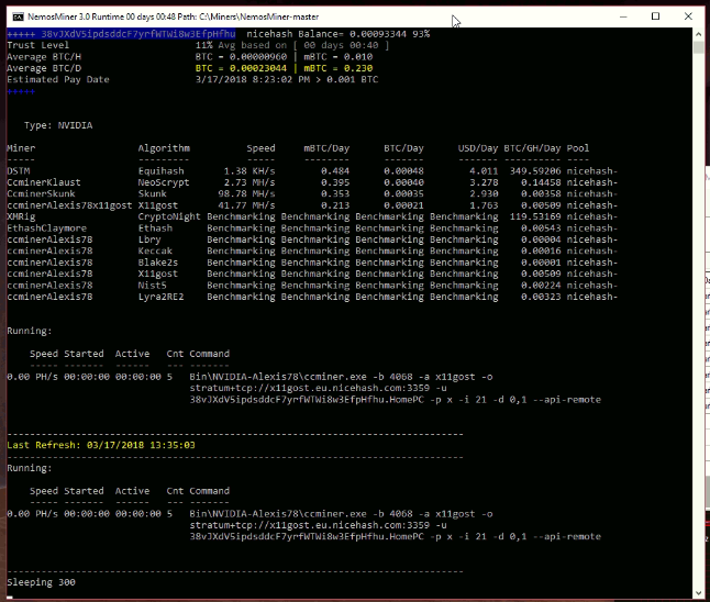 x11gost Error NiceHash · Issue #411 · nemosminer/NemosMiner · GitHub
