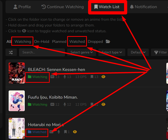 Stremio App Watched/Watching/Continue Watching List & Tab(s) · Issue