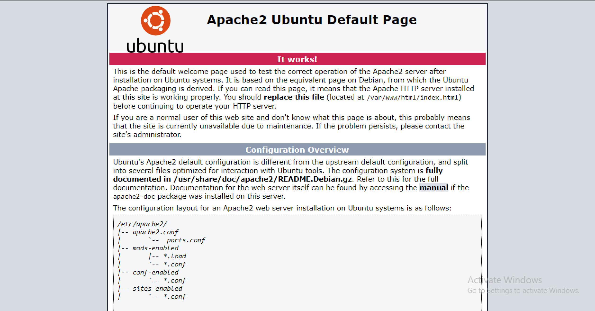 13_Apache Top Page