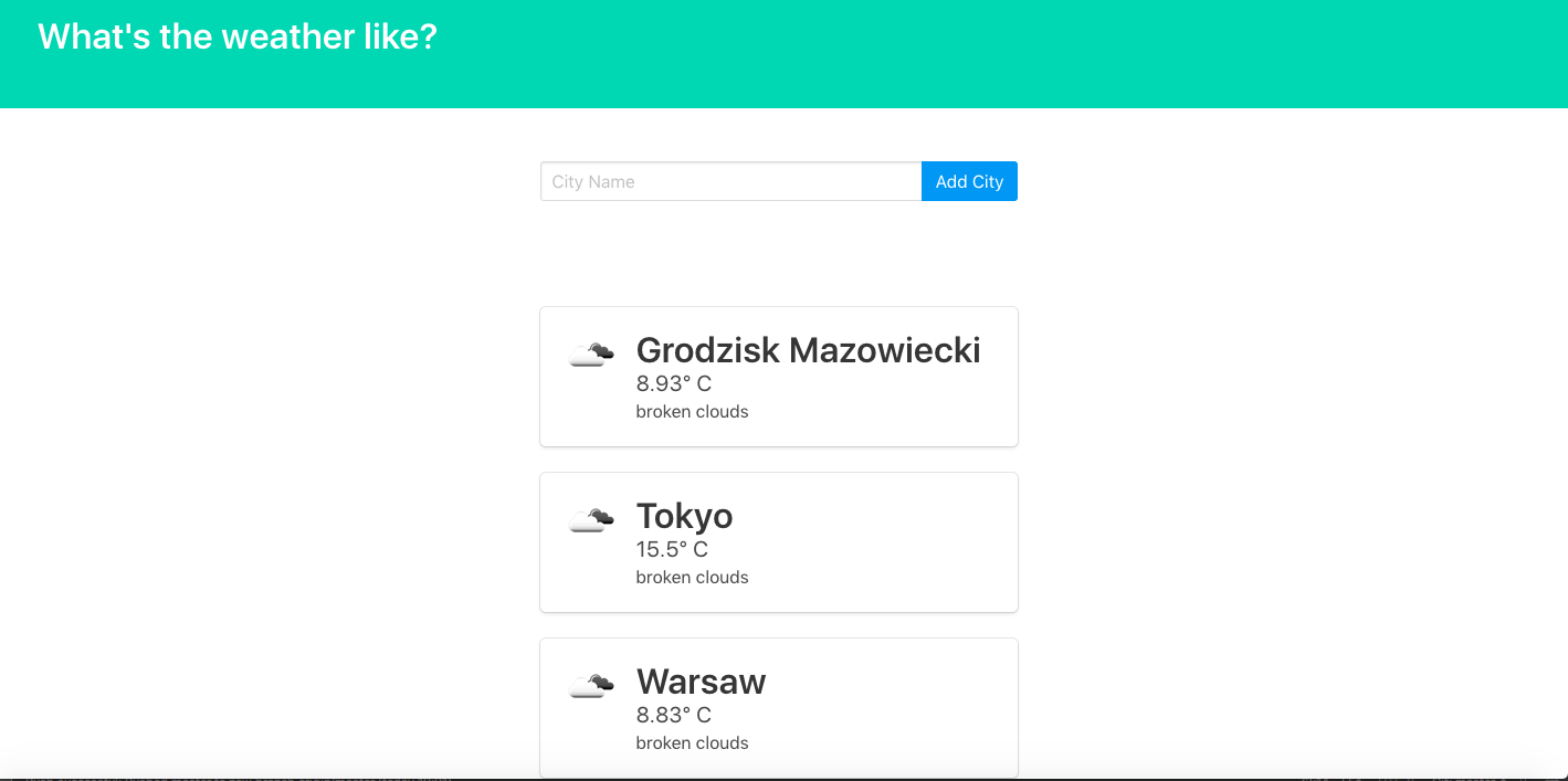 GitHub - BarbaraKowalewska/checkweather: Django app for checking ...