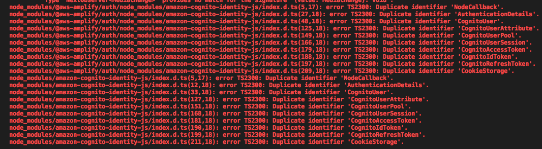 NPM node modules Related Issue · Issue #1784 · aws-amplify/amplify-js ...