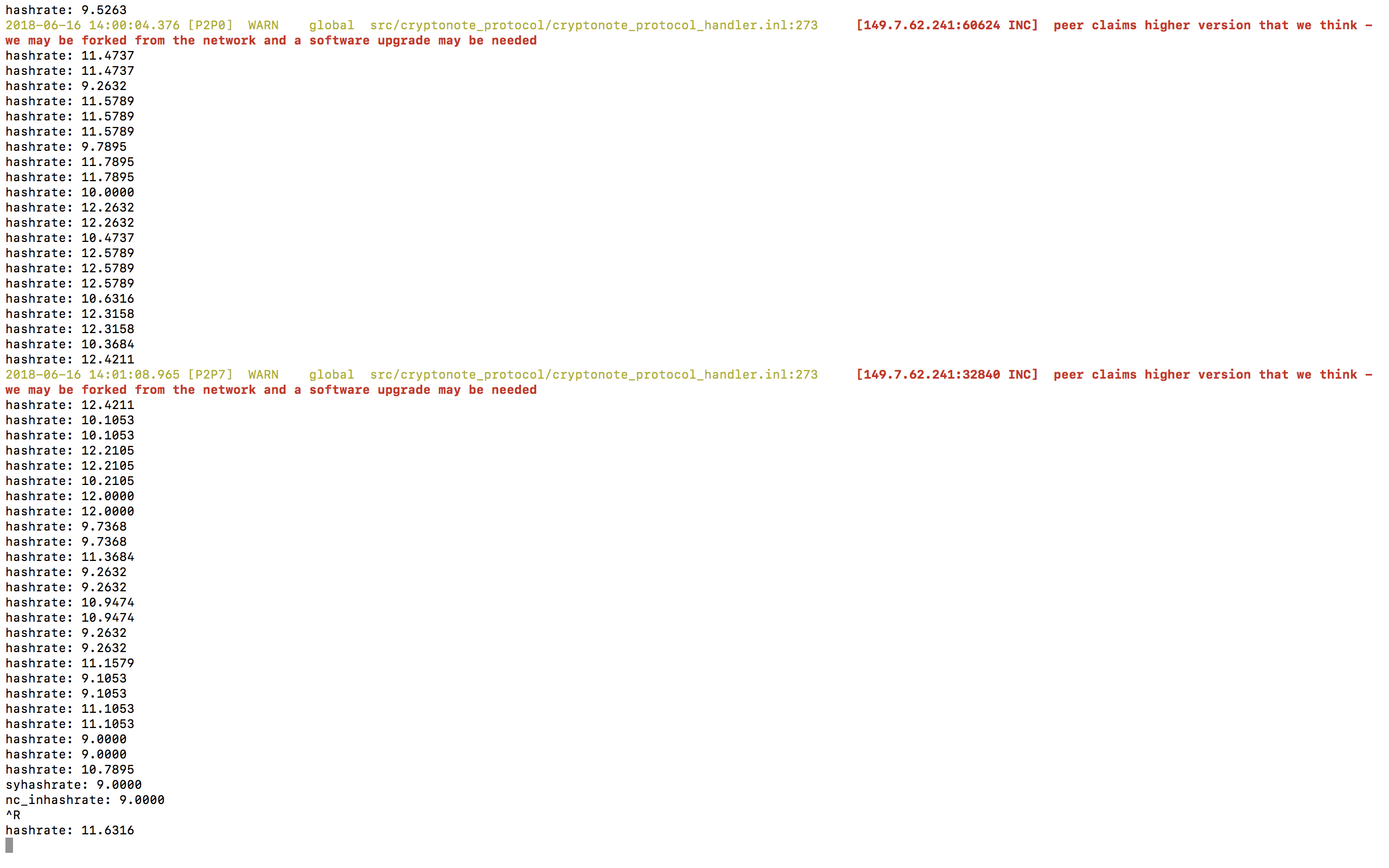 46.101.40.29:39384 INC] peer claims higher version that we think - we may  be forked from the network and a software upgrade may be needed · Issue  #254 · electroneum/electroneum